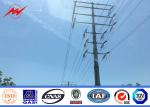 Angle Steel Transmission Double Circuit Tubular Pole 220kv 132kv Power High