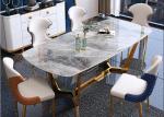 Modern 130cmx80cmx77cm Luxury Marble Dining Table