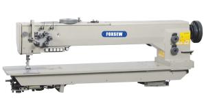 Quality Long Arm Double Needle Compound Feed Heavy Duty Lockstitch Sewing Machine wholesale