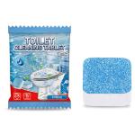 Bathroom Solid Bubble Block Blue Toilet Bowl Cleaner Tablets Customized