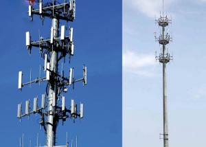 Quality Communication Steel Structure Tower ASTM A123 4.8S Bolt Grade Silver Color wholesale