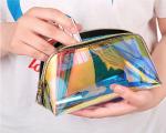 Rainbow Laser Hologram Cosmetic Bag
