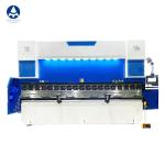 395mm Hydraulic CNC Press Brake Delem DA53T Blue White Bending Machine 8 Times