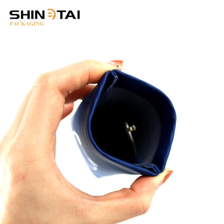 Clip pu leather sunglasses case glasses packaging box