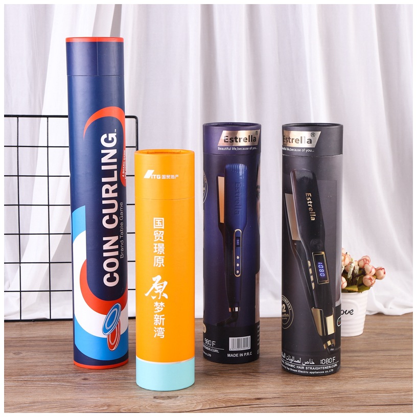 Reusable Ultraportable Eco Friendly Paper Tube Packaging Lightweight