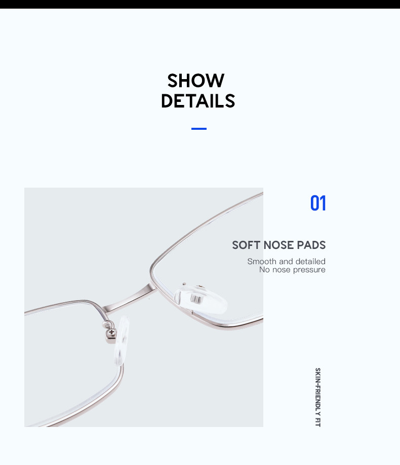 Fashion 136MM Anti Blue Light Reading Glasses Men Women'S Computer