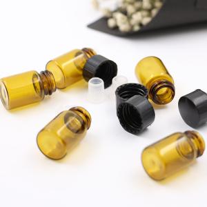 Quality 2ml glass brown packing oil small bottle wholesale