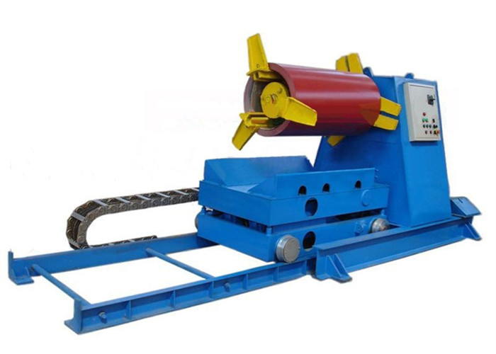 Computer Control Roll Forming Production Line 1.5KW Hydraulic Uncoiler Machine