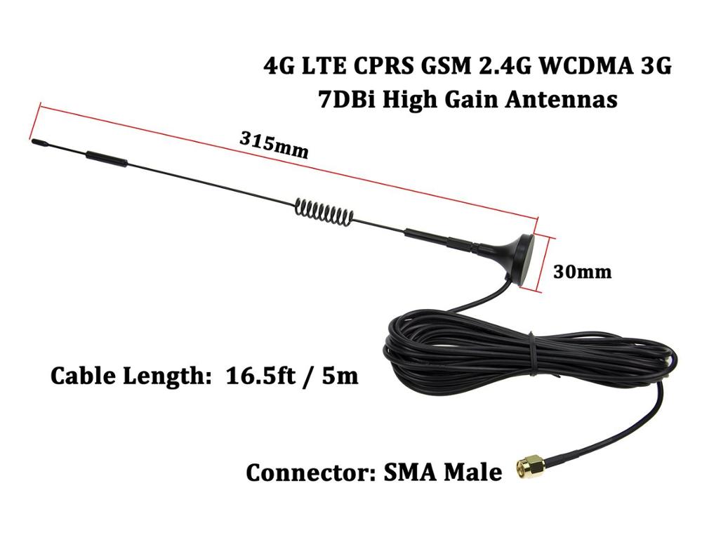 Vertical Polarization Type 2018 High DBI 2.4G WiFi Antenna for Long Distance Coverage