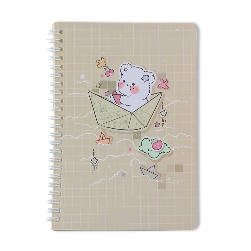 Customized Print Student Note Books for School 4 Colors Paper Composition Exercise