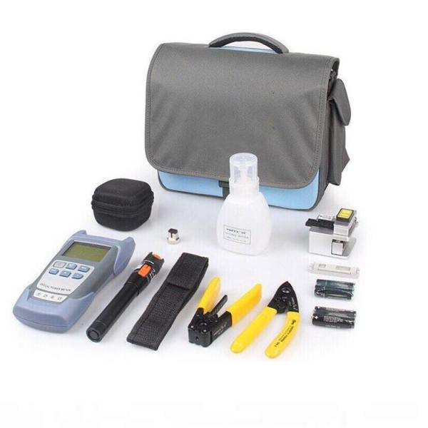 Cheap Complete FTTH Equipment Fiber Optic Tool Kit With Fiber Cleaver And Optical Power Meter for sale