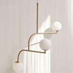 Nordic Postmodern Villa Hotel Tree Branch Chandelier Designer gold Mobil