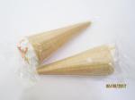 Ice Cream Shape White Marshmallow / Gourmet Marshmallows In Crispy Ice Cream