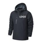 custom jacket training soft shell windbreaker For Men and Women hiking