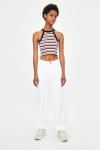 Factory Price Women Summer Stripes Cotton Tank Top