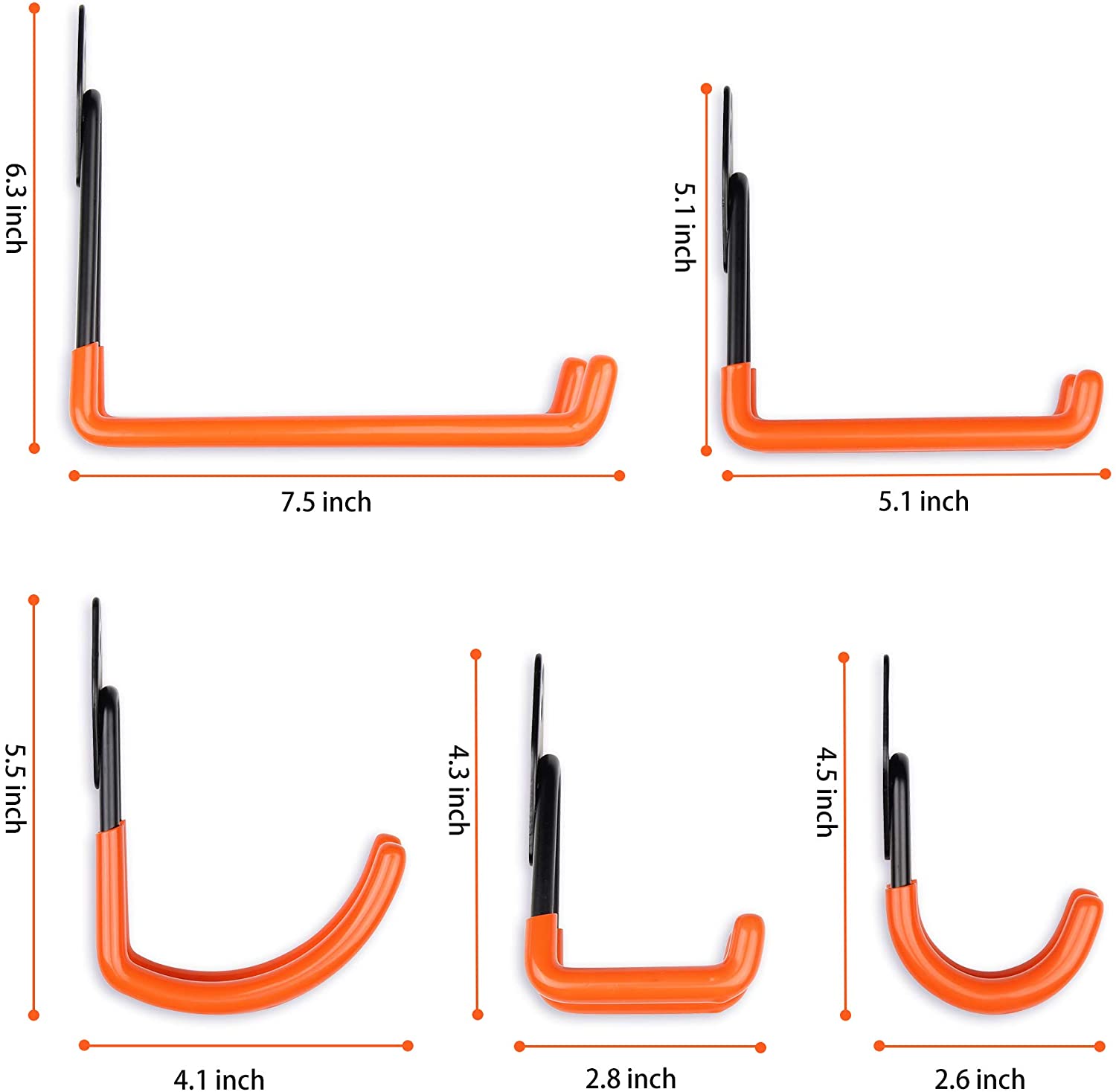Wall Mount Heavy Duty Tool Rack for Organizing Power Tools and Bulk Items in Your Garage