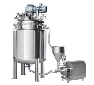 Quality Stainless Steel Cosmetic Ointment Vacuum Emulsifying Machine High Speed Homogenizer wholesale