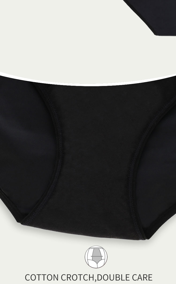 Sexy beautiful lace Absorbent 4 Layers Leak Proof Mid Waist Period Menstrual Underwear lingerie women's panties
