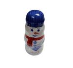 Snowman Shaped Gift Tin Can For Christmas Presents Packing Customized Logo