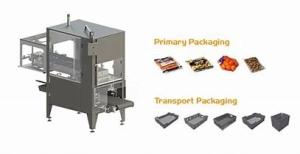 China Industrial 0.6MPa Pneumatic Top Loaded Robotic Bag Case Packer on sale