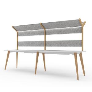 Quality Two Person Staff Modern Commercial Office Furniture Table with ISO9001/ISO14001 Certified wholesale