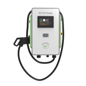 Quality DC Wallbox Charger 30kW 40kW Cars CCS 40A Fast EV Charger 600V Grid Frequency 50Hz wholesale