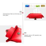 Embossed Fancy Hot Stamping PU Leather Tissue Box For Car