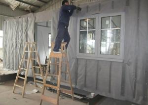 Quality High Insulation Eco Log Cabin Modular Homes , Green Prefab Modular Log Homes wholesale