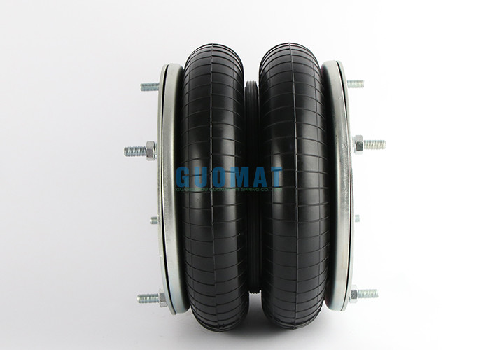 88554 Air Spring Airsustech 2B12X2 Rubber Bellows With Stamped Flange Plate