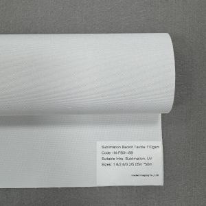 Quality Advertising Sublimation UV Inkjet Printing 170gsm Backlit Fabric Textile For Light Box wholesale
