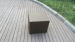 Plastic Rattan Furniture Soft Set With 100x100x70cm Middle Sofa