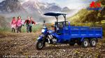 5.00-12/5.00-12 Tyre DAYANG 300cc Double Rear Axle Motorized Tricycle for Heavy