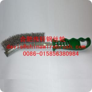 Quality Stainless Steel Knife Brushes with Plastic Handle wholesale