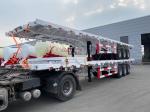 2/3/4 Axles 40/60/80t 20/40/45FT Flat Bed Flatbed Trailers Drawbar Heavy Duty