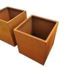 Vertical type plant metal flower pots for outdoors garden