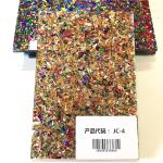 4mm sweetheart confetti glitter custom printed cast acrylic sheet glitter