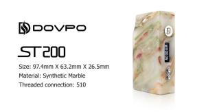Quality Portable high quality Dovpo ST200 temp control box mod bettery AK100 best selling in USA market wholesale