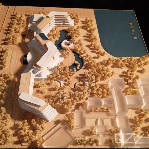 Quality Mini Acrylic Architectural Models HSA 1:750 Aglile Hotel Custom wholesale