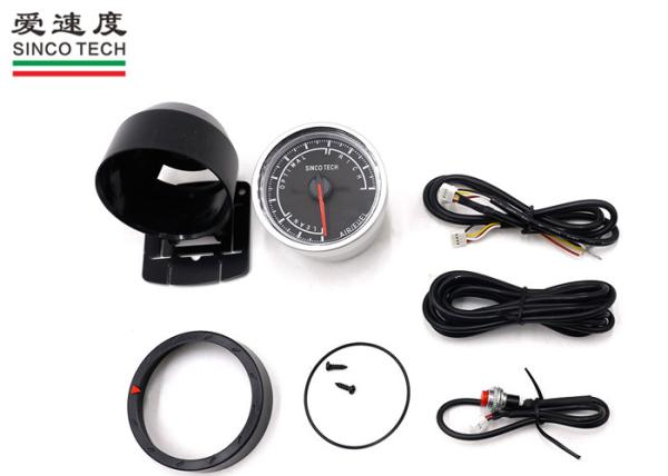 2.5 '' Racing Air Fuel Ratio Meter 12V Universal Aluminum Material For Refitting