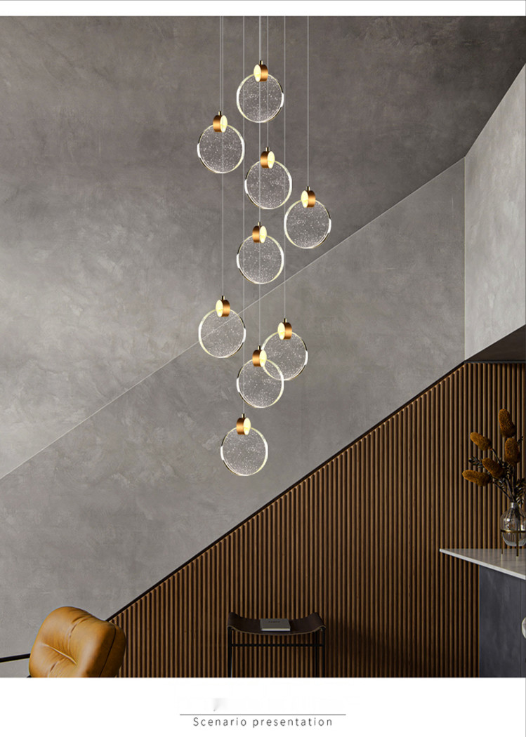 Modern LED Pendant Lights Home Decoration Crystal Hanging Lamps(WH-GP-110)