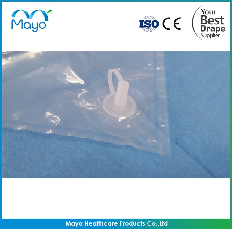 Sterile Disposable Surgical Packs Craniotomy Drape With Pouch