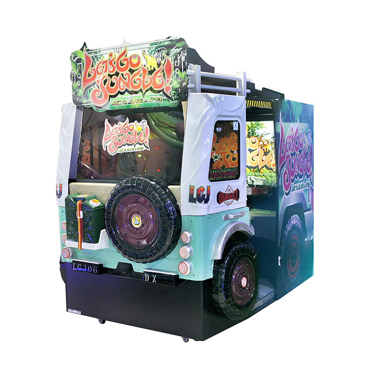Coin Operated Shooting Arcade Machines , Metal Cabinet Jungle Adventure Game