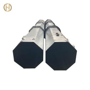 Quality 300daN 200daN Metal Electric Pole Hot Roll Steel Q345B GR65 2 - 3.5mm wholesale