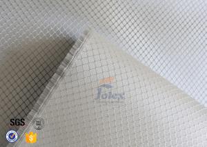 Quality Silver Coated Fabric Fire Resistant 0.2mm 220g Aluminized Fiberglass Cloth wholesale