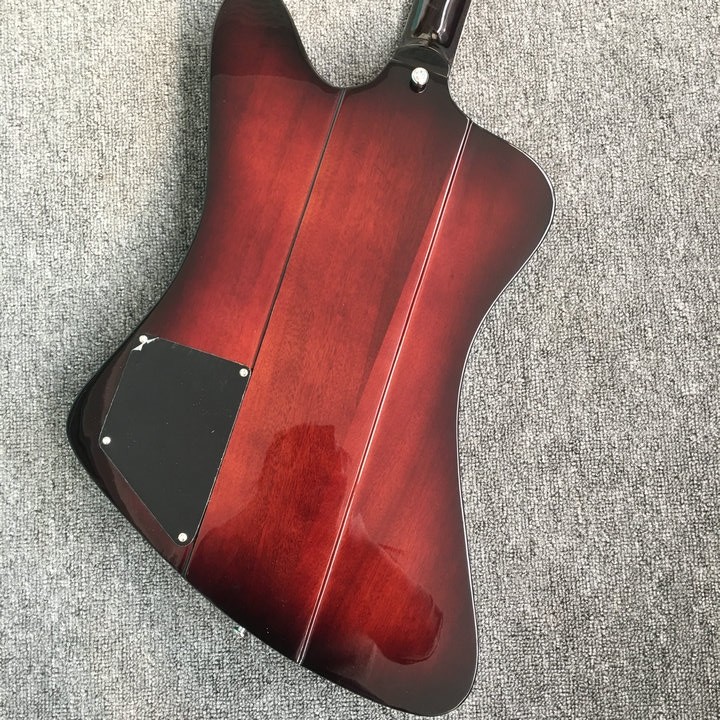 Chibson firebird electric guitar dark red finish firebird guitar free shipping honeyburst firebird guitar