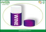 100% Recycled Paper Wine Gift Tube Packaging Durable Environmentally Friendly