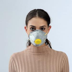 Quality Customized Disposable Dust Mask , FFP1/ FFP2 Cup Mask With Valve wholesale