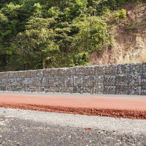 Quality Reservoir Embankment PVC Coated Gabion Retaining Wall Woven Anti Rust Water Flow Control wholesale