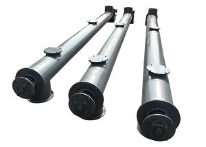 China Smooth Running 20 Inclined Degree Tubular Screw Conveyor Transfer Powder on sale