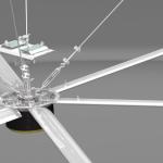 Overhead Extra Large Commercial Ceiling Fans For Low Ceilings